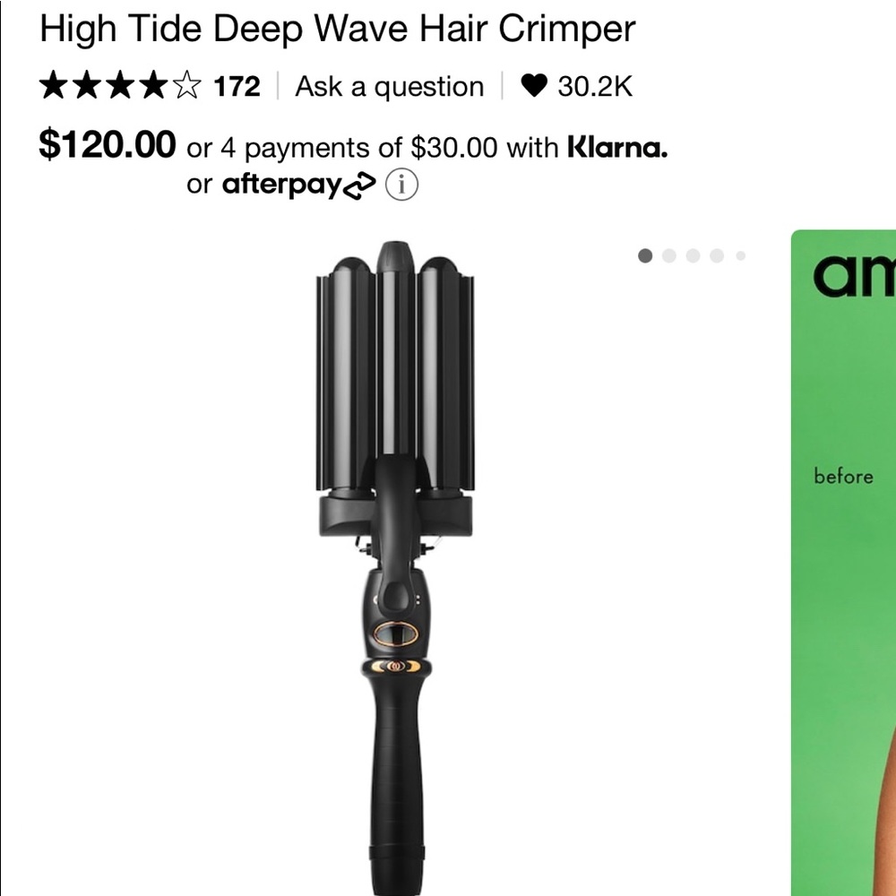 COPY - AMIKA High Tide Deep Wave Hair Crimper